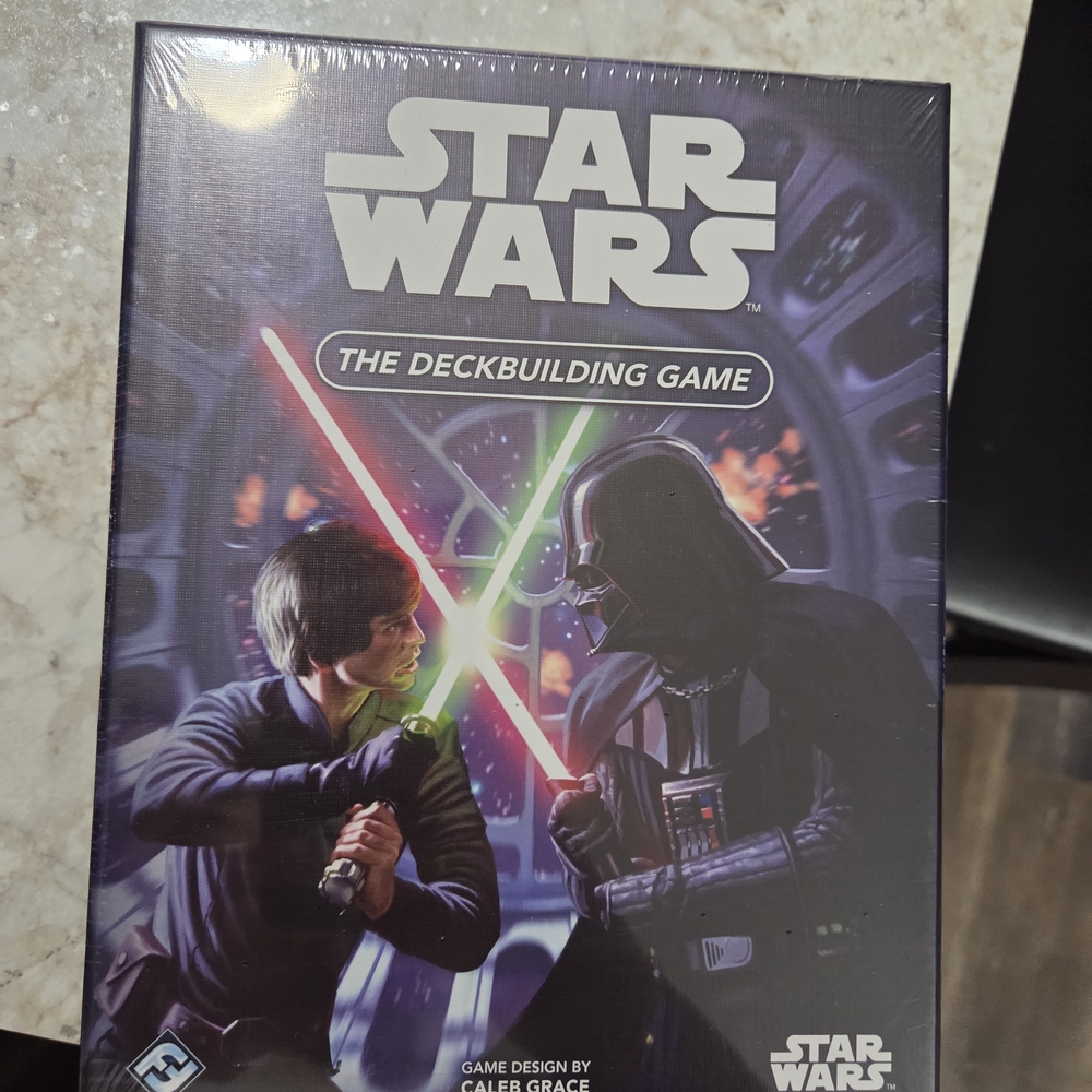Star Wars Deckbuilding Game with Blue and Black Accents
